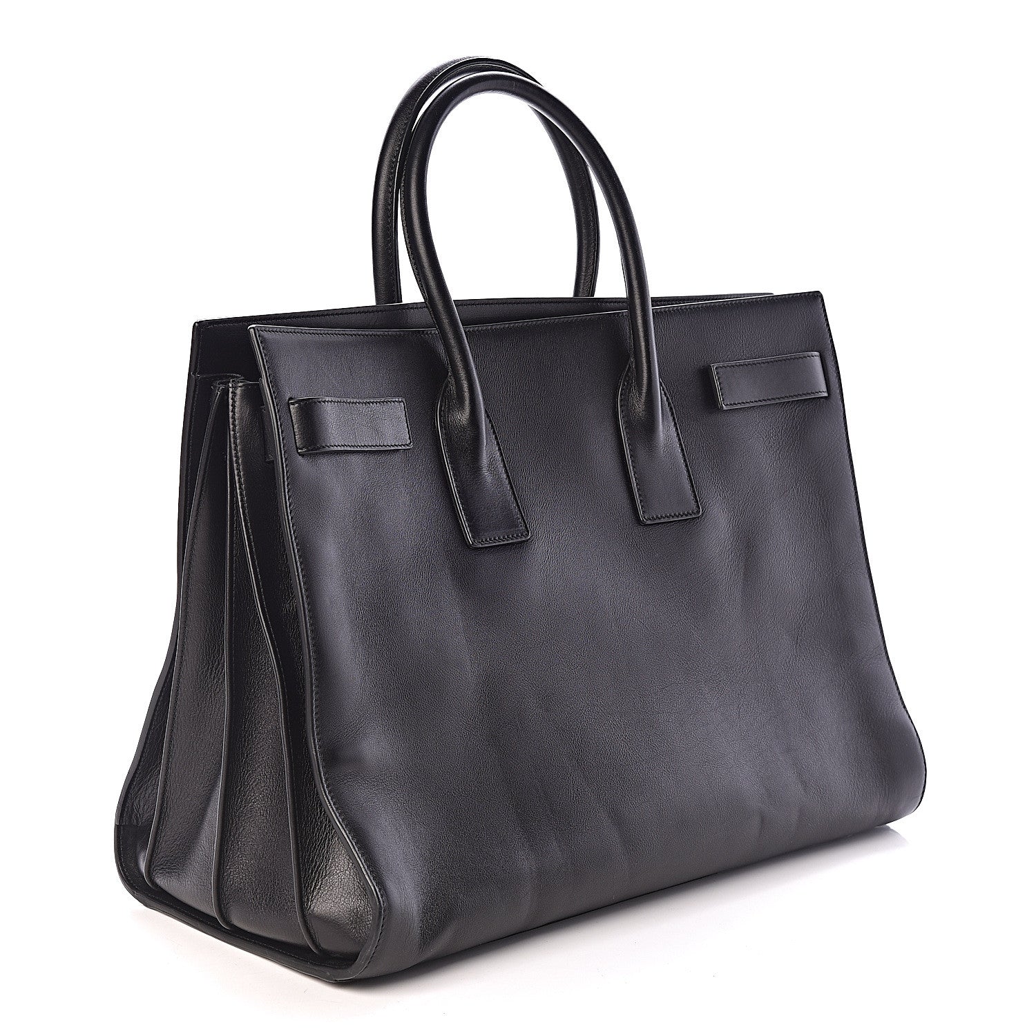 Saint Laurent Calfskin Large Sac De Jour Carryall Black 3 of 9
