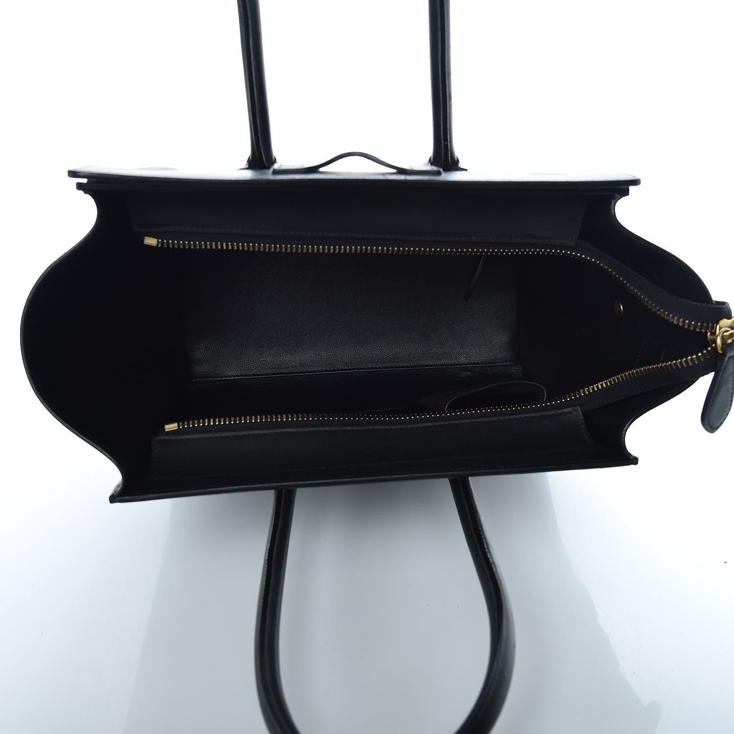 Celine Smooth Calfskin Micro Luggage Black 5 of 14