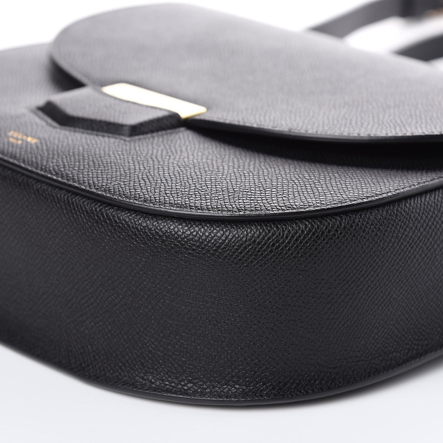 Grained Calfskin Compact Trotteur Black