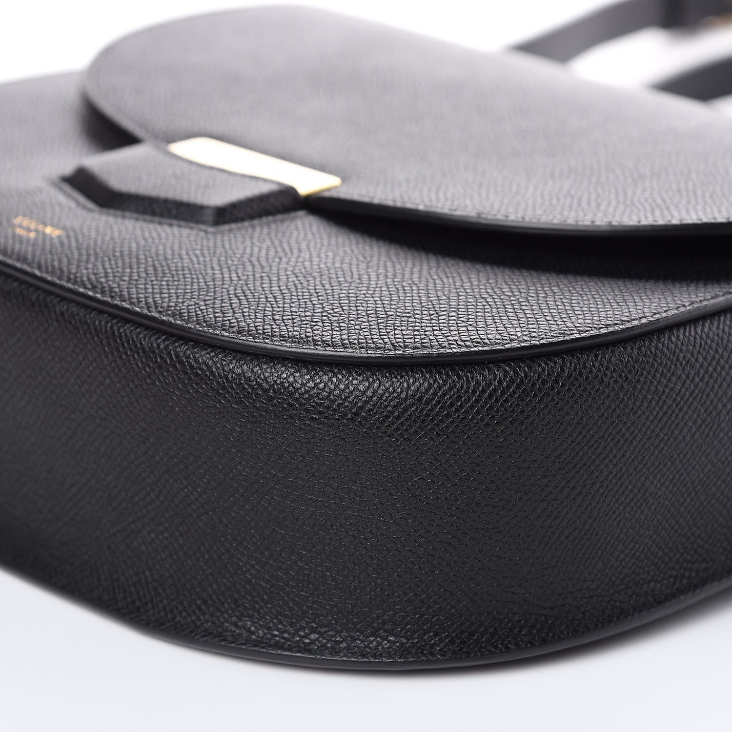 Celine Grained Calfskin Compact Trotteur Black 8 of 9