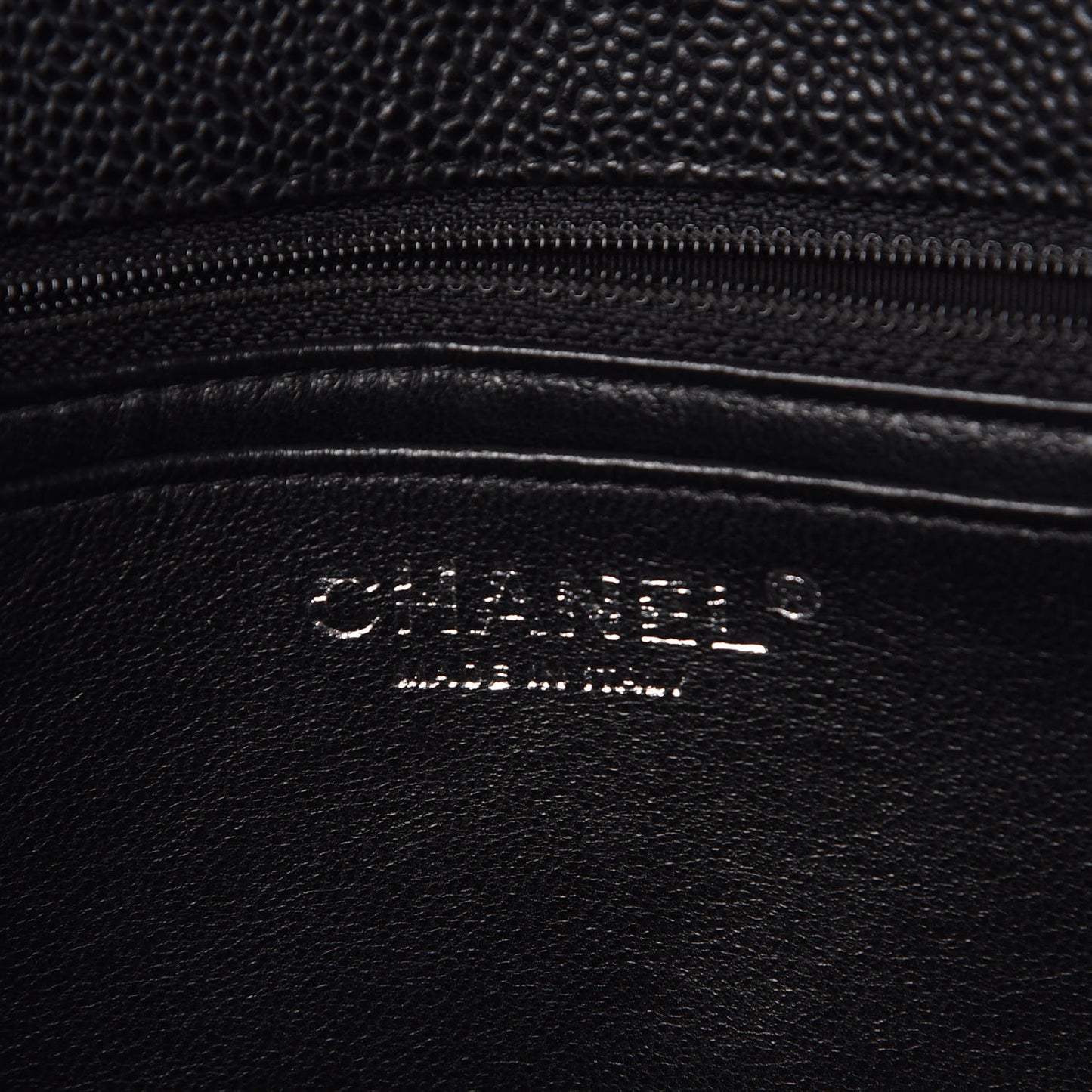 Caviar Quilted Jumbo Single Flap Black