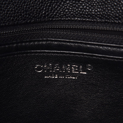 Chanel Caviar Quilted Jumbo Single Flap Black 6 of 10