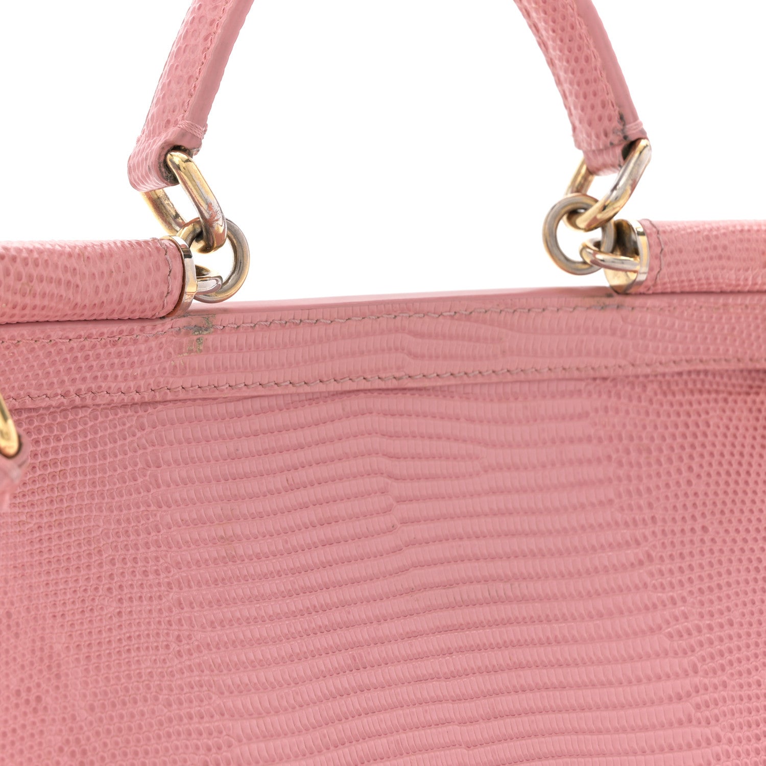 Dolce & Gabbana Stampa Iguana Crystal Small Miss Sicily Satchel Candy 14 of 15
