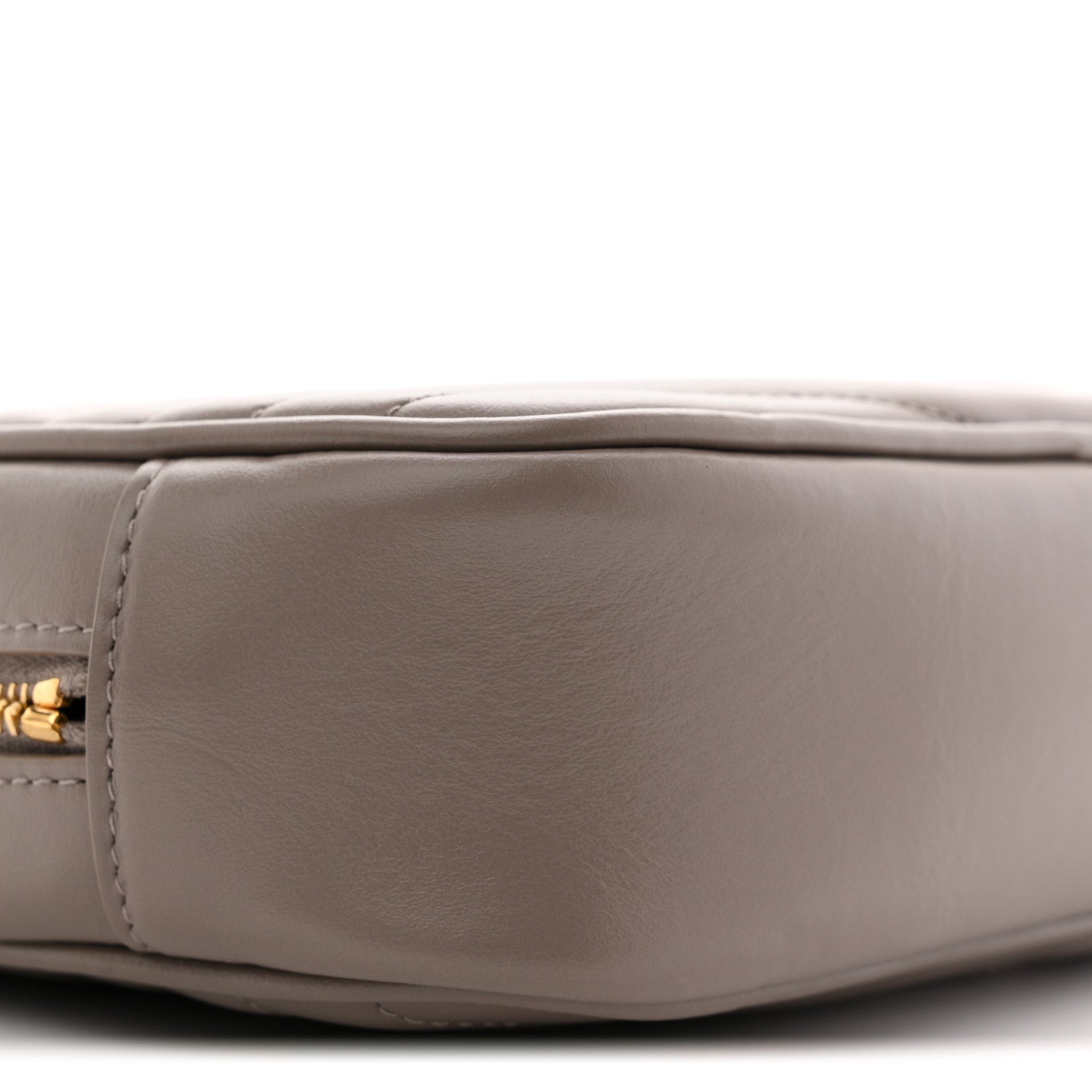 Saint Laurent Calfskin Matelasse Monogram Mini Lou Camera Bag Taupe 8 of 11