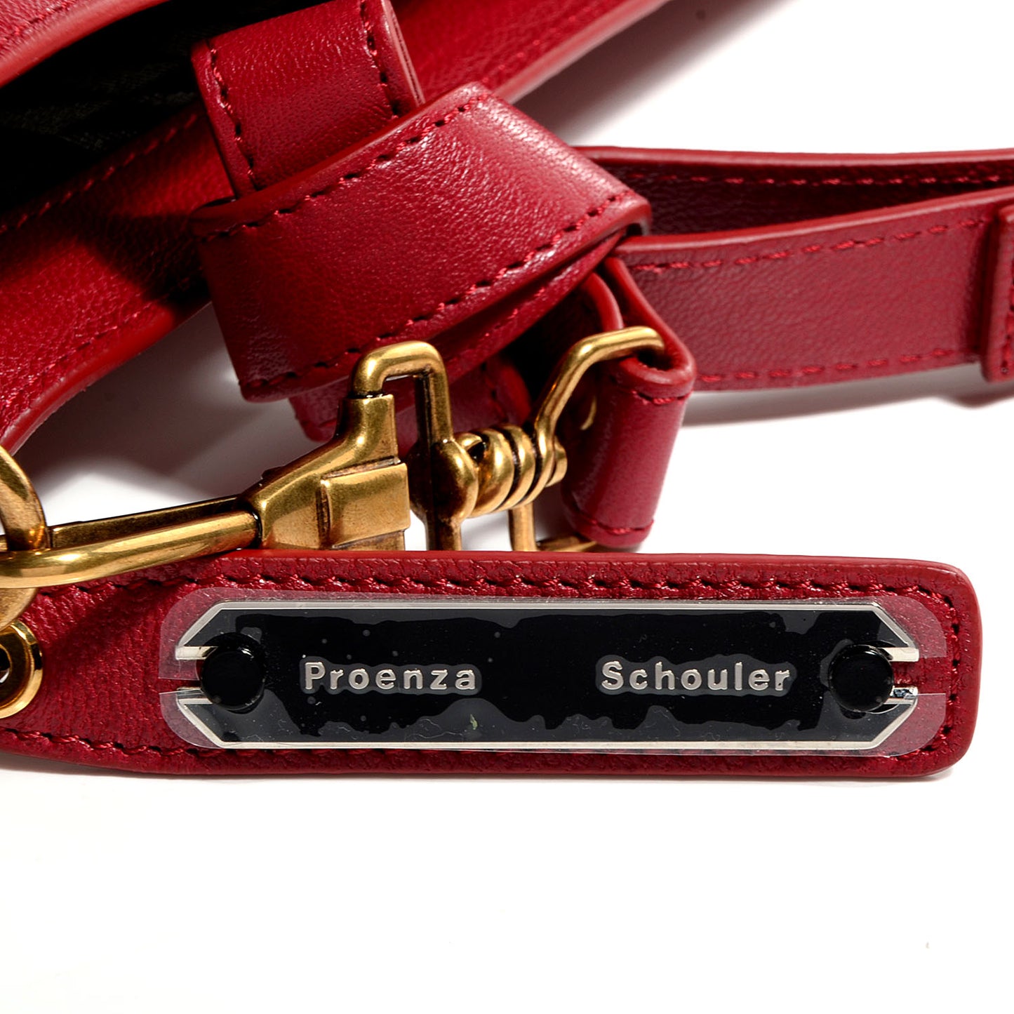 Lambskin PS1 Medium Satchel Chianti