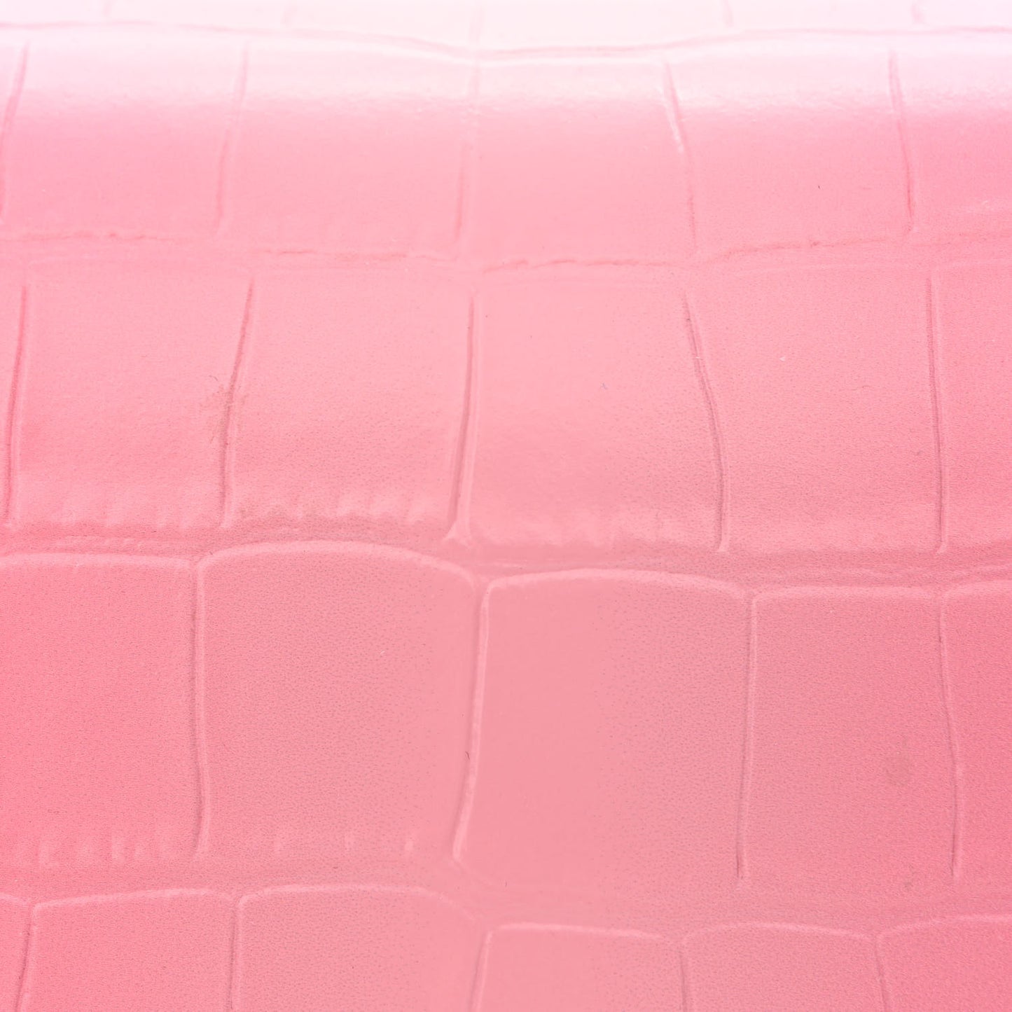 Calfskin Crocodile Embossed Degrade Small Hourglass Top Handle Bag Sweet Pink