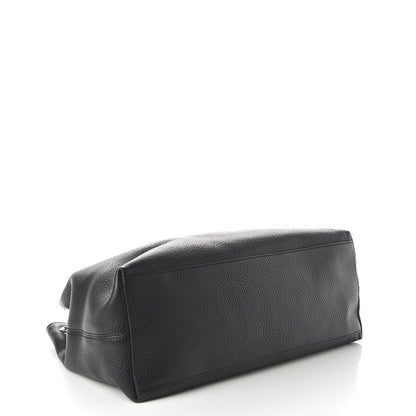 Gucci Pebbled Calfskin Medium Soho Chain Shoulder Bag Black 4 of 12