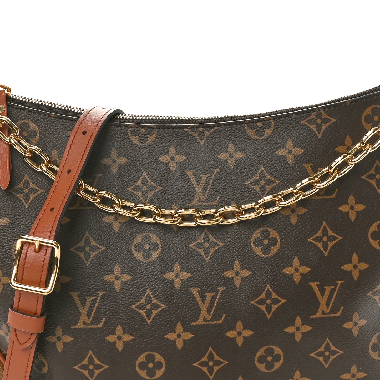 Reverse Monogram Loop Hobo