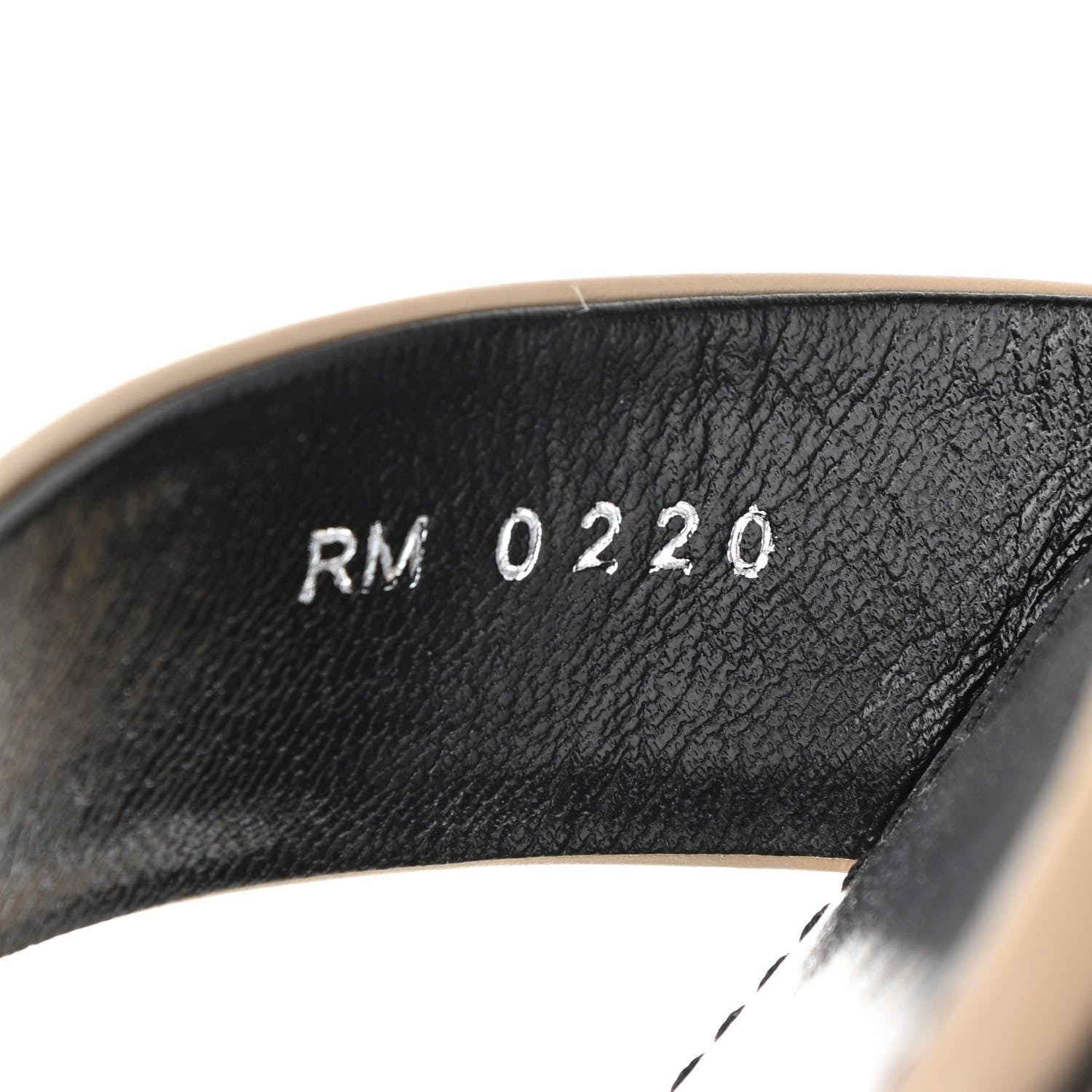 Givenchy Smooth Calfskin Triangle Sandals 40 Beige Camel 8 of 9