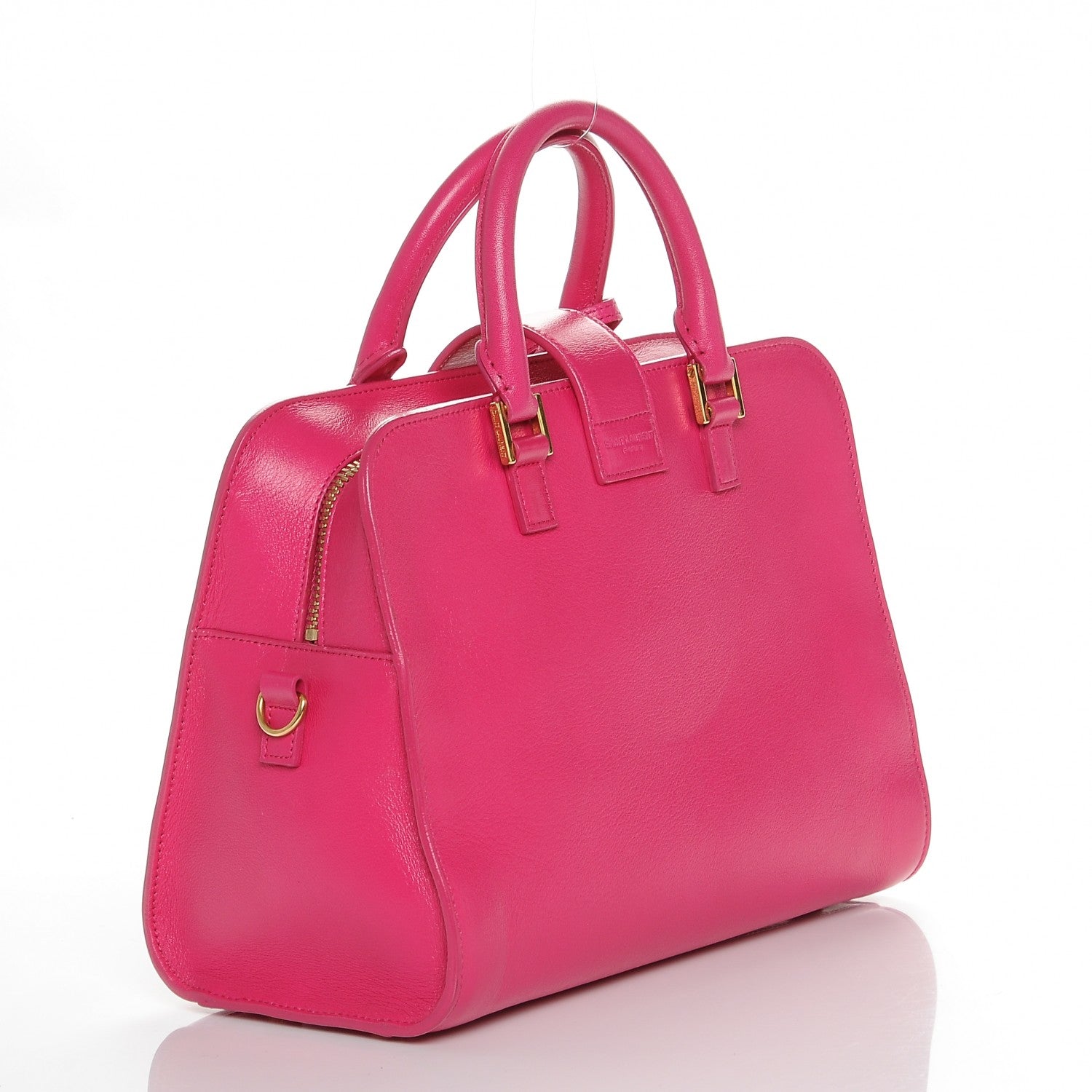 Saint Laurent Calfskin Monogram Baby Cabas Bubblegum 3 of 6