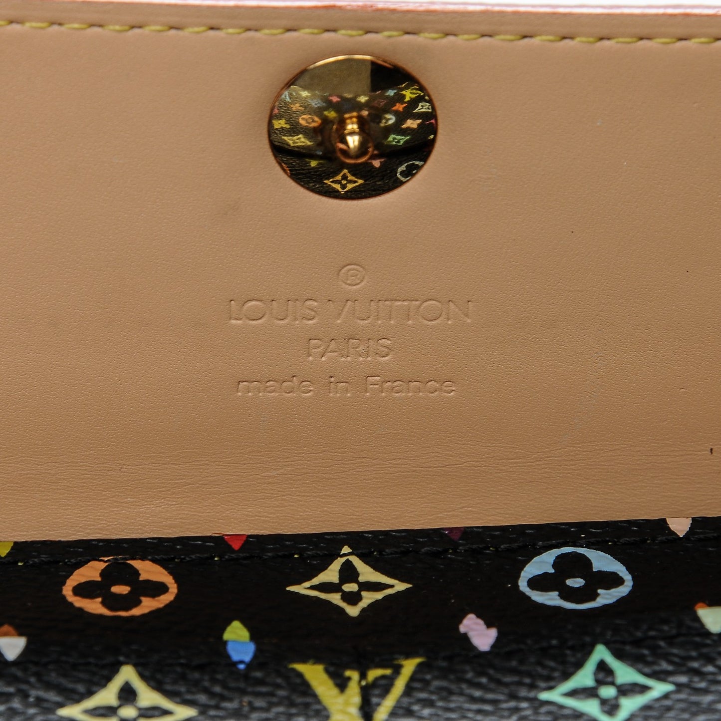 Monogram Multicolor Sarah Wallet Black