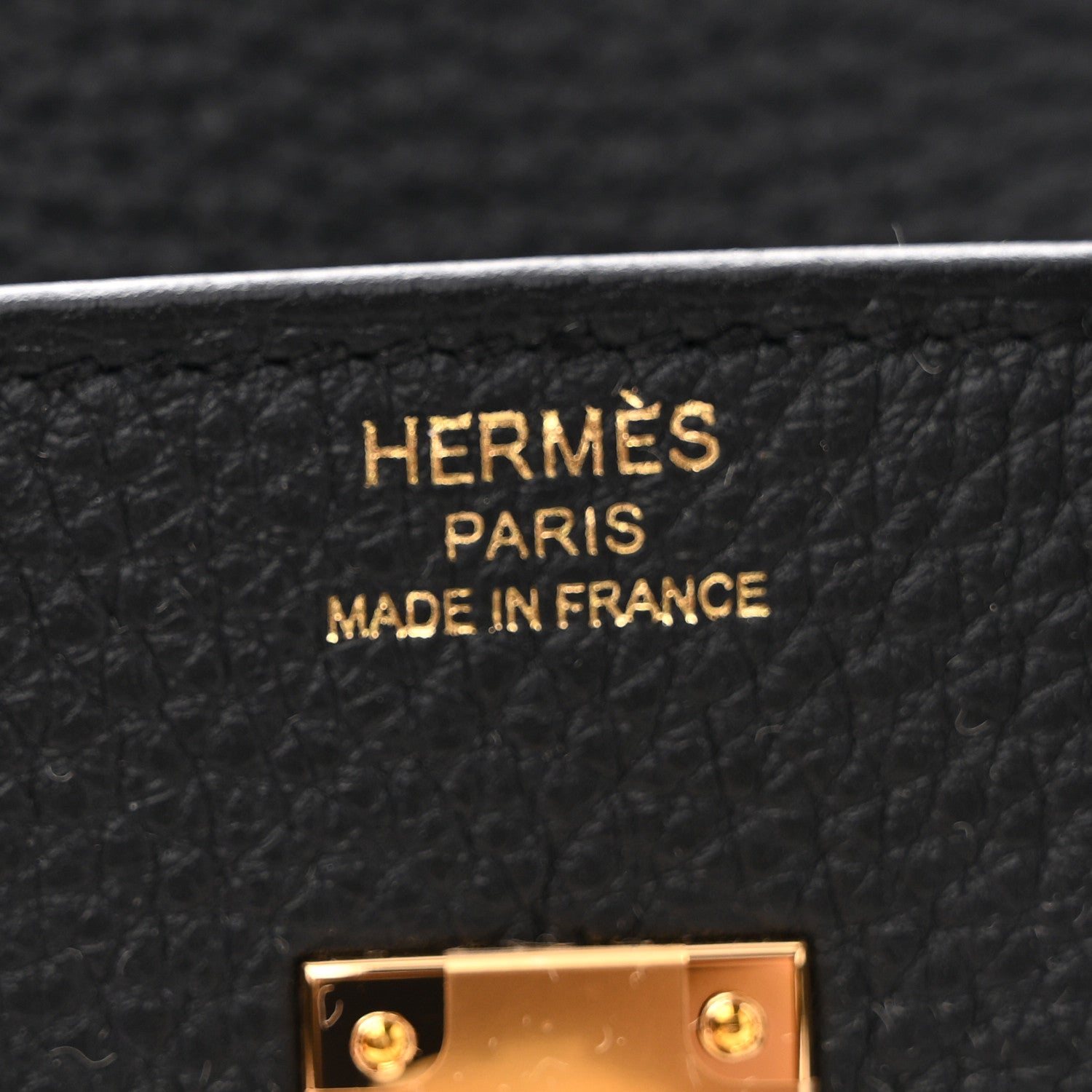 Hermes Togo Birkin 25 Black 5 of 9