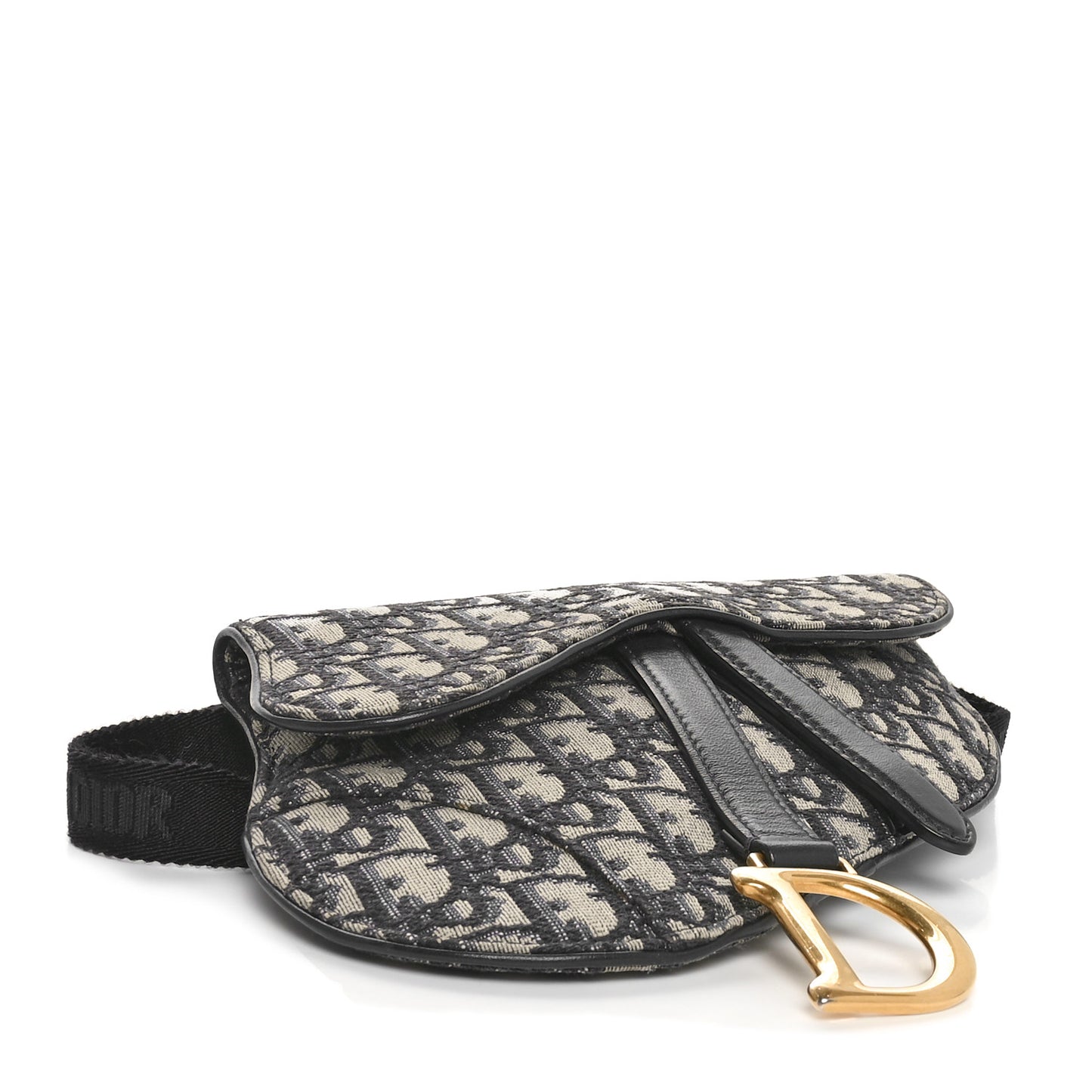 Oblique Saddle Belt Pouch Blue