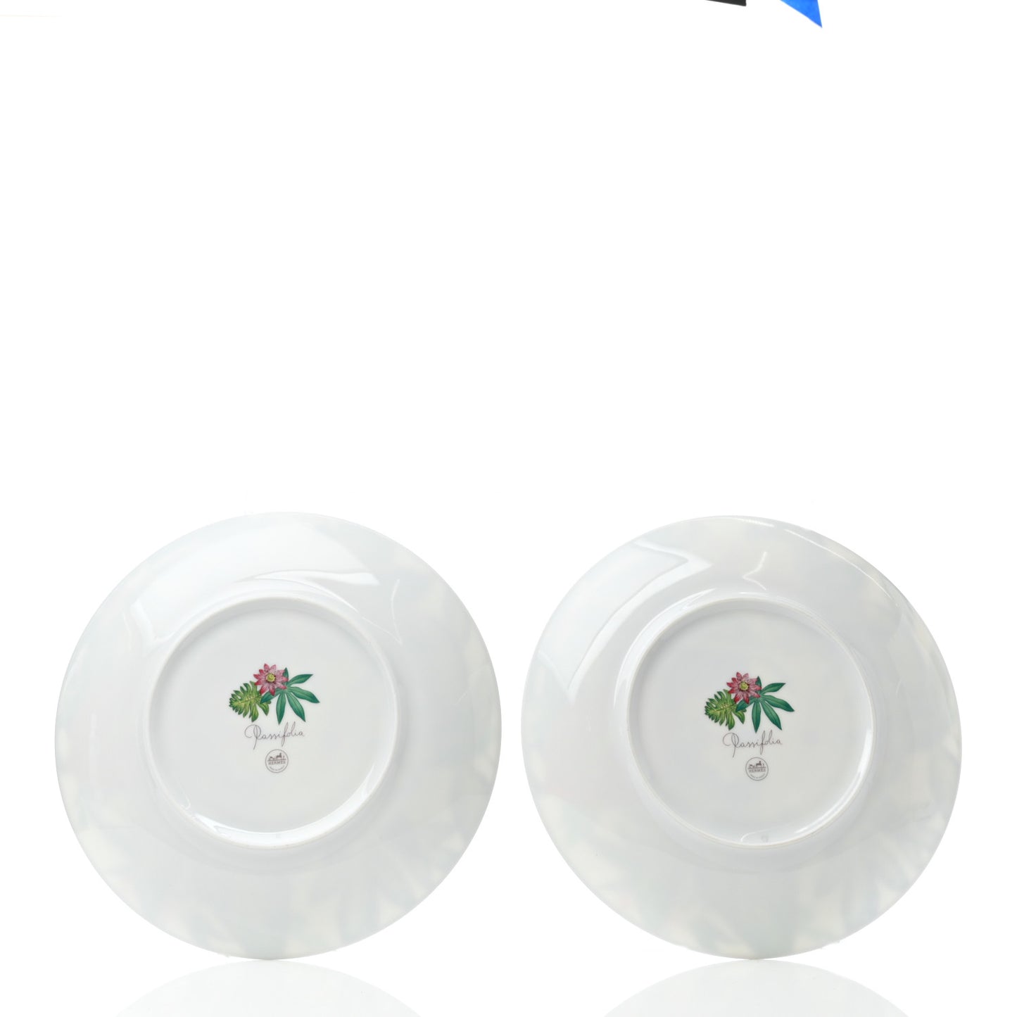 Porcelain Passifolia Dessert Plate N°2 Set of 2