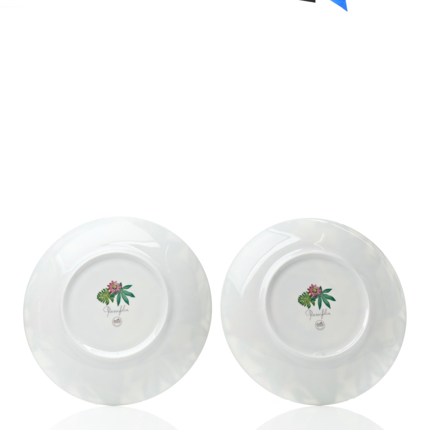 Hermes Porcelain Passifolia Dessert Plate N°2 Set of 2 3 of 6