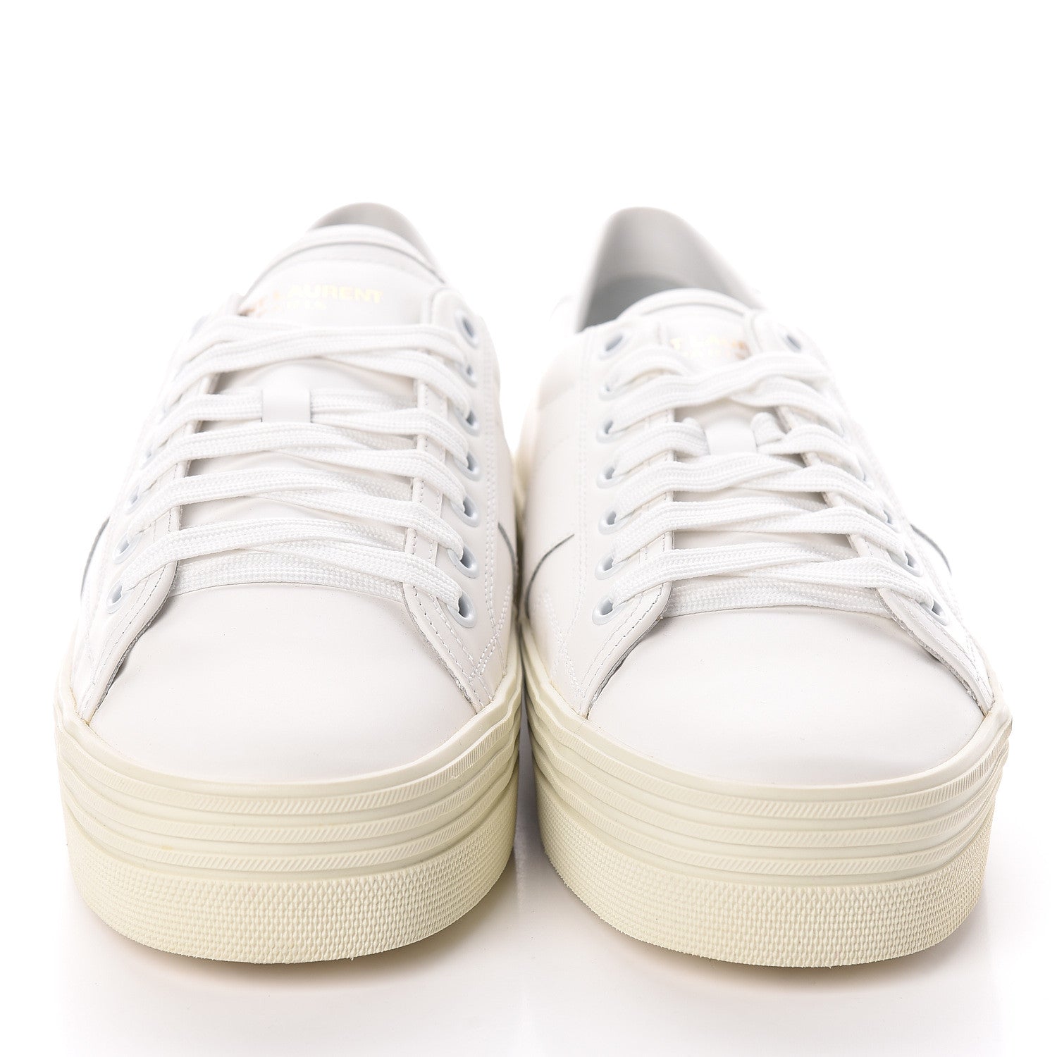 Saint Laurent Calfskin Court Classic Sneakers 40 Off White 2 of 8