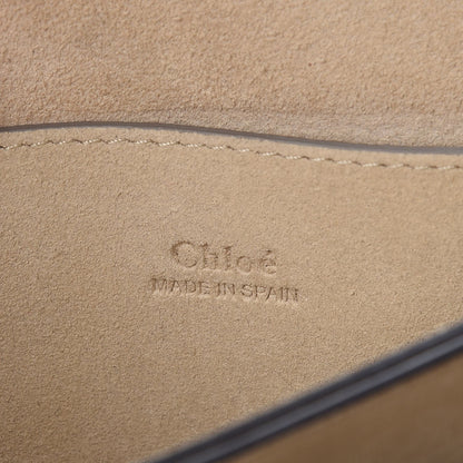 Chloe Suede Calfskin Small Faye Shoulder Bag Motty Grey 6 of 9