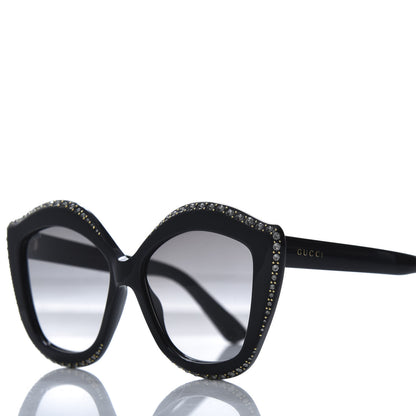 Gucci Crystal Cat Eye GG0118S Sunglasses Black 5 of 9