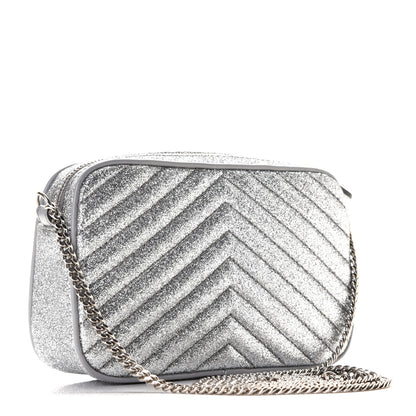 Stella McCartney Glitter Star Patch Shoulder Bag Silver 2 of 10