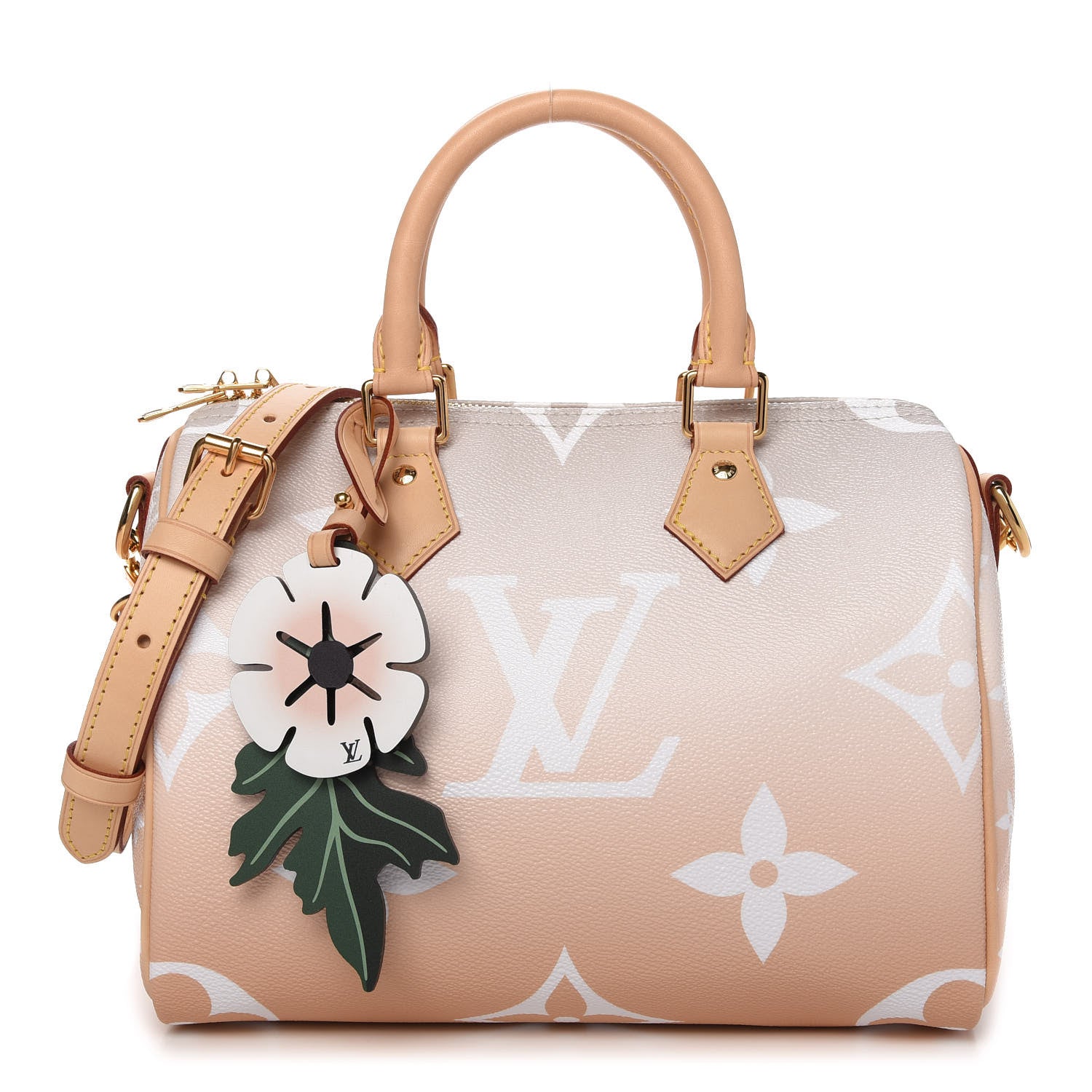 Louis Vuitton Monogram Giant By The Pool Speedy Bandouliere 25 Brume 1 of 11