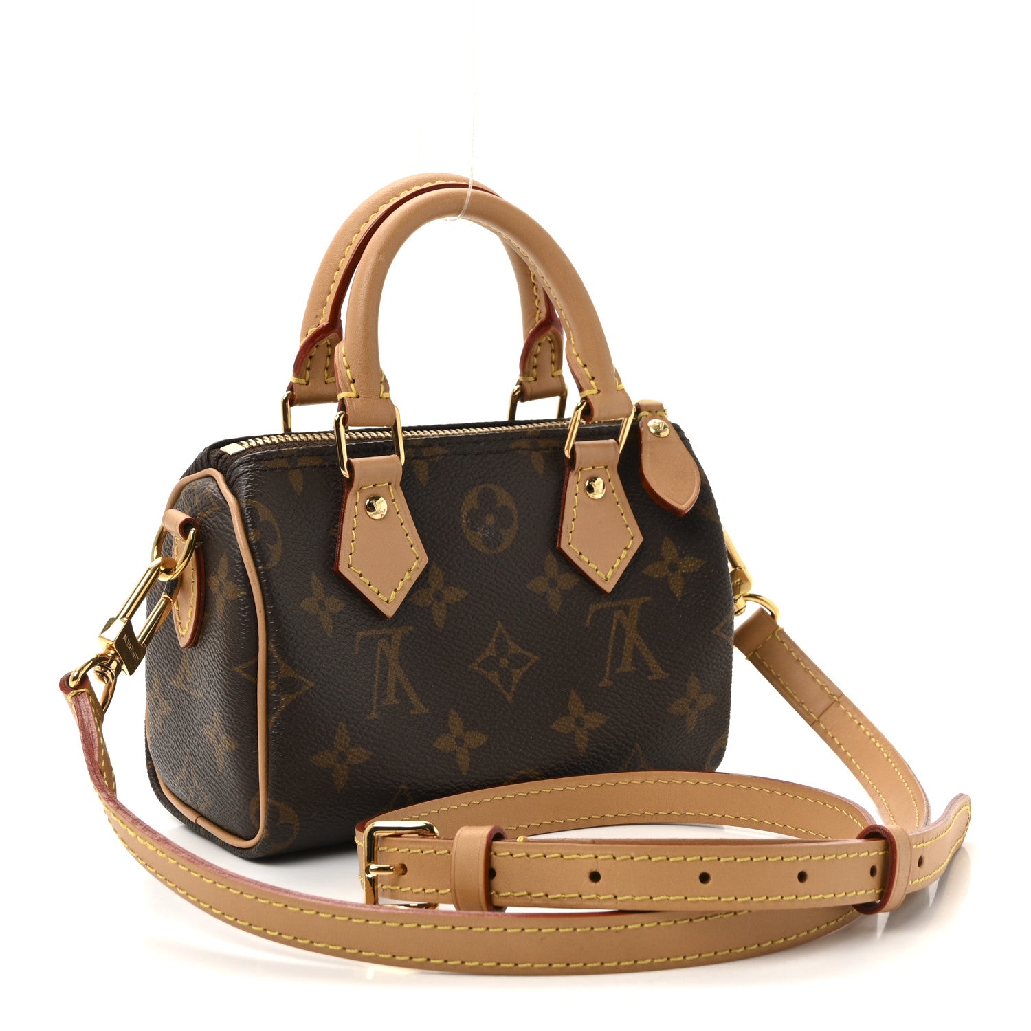 Louis Vuitton Monogram Nano Speedy Bandouliere 3 of 10