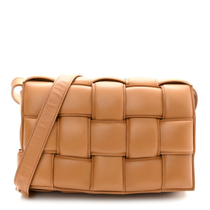 Bottega Veneta Nappa Maxi Intrecciato Padded Cassette Crossbody Bag Caramel 1 of 10