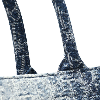 Christian Dior Oblique Denim Medium Book Tote Blue 11 of 11