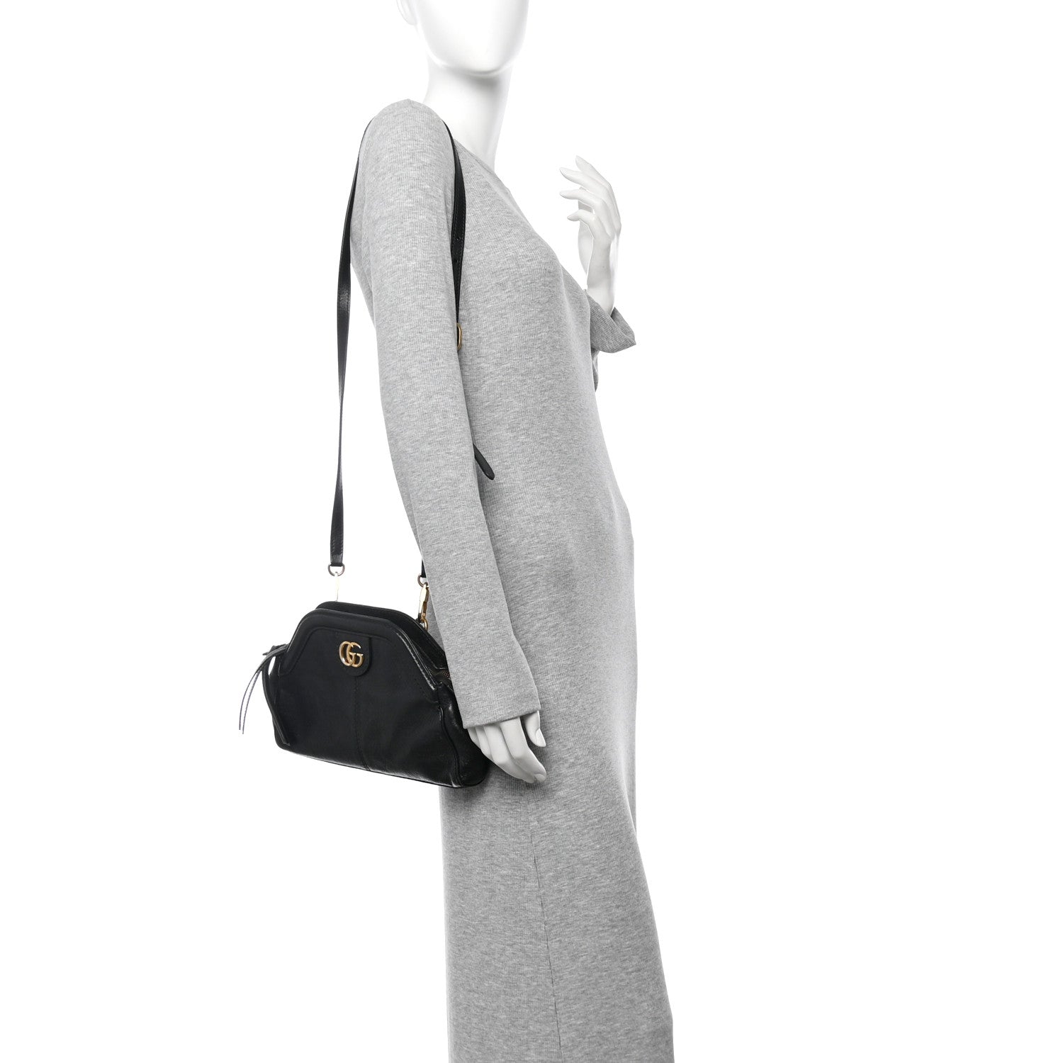 Gucci Calfskin Small Re(Belle) Crossbody Bag Black 2 of 10