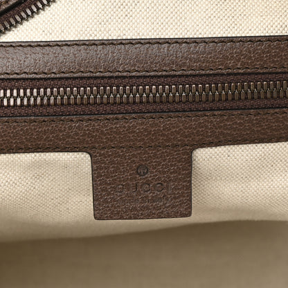 Gucci GG Supreme Monogram Calfskin Web Small Ophidia Day Backpack Beige Ebony New Acero 6 of 11