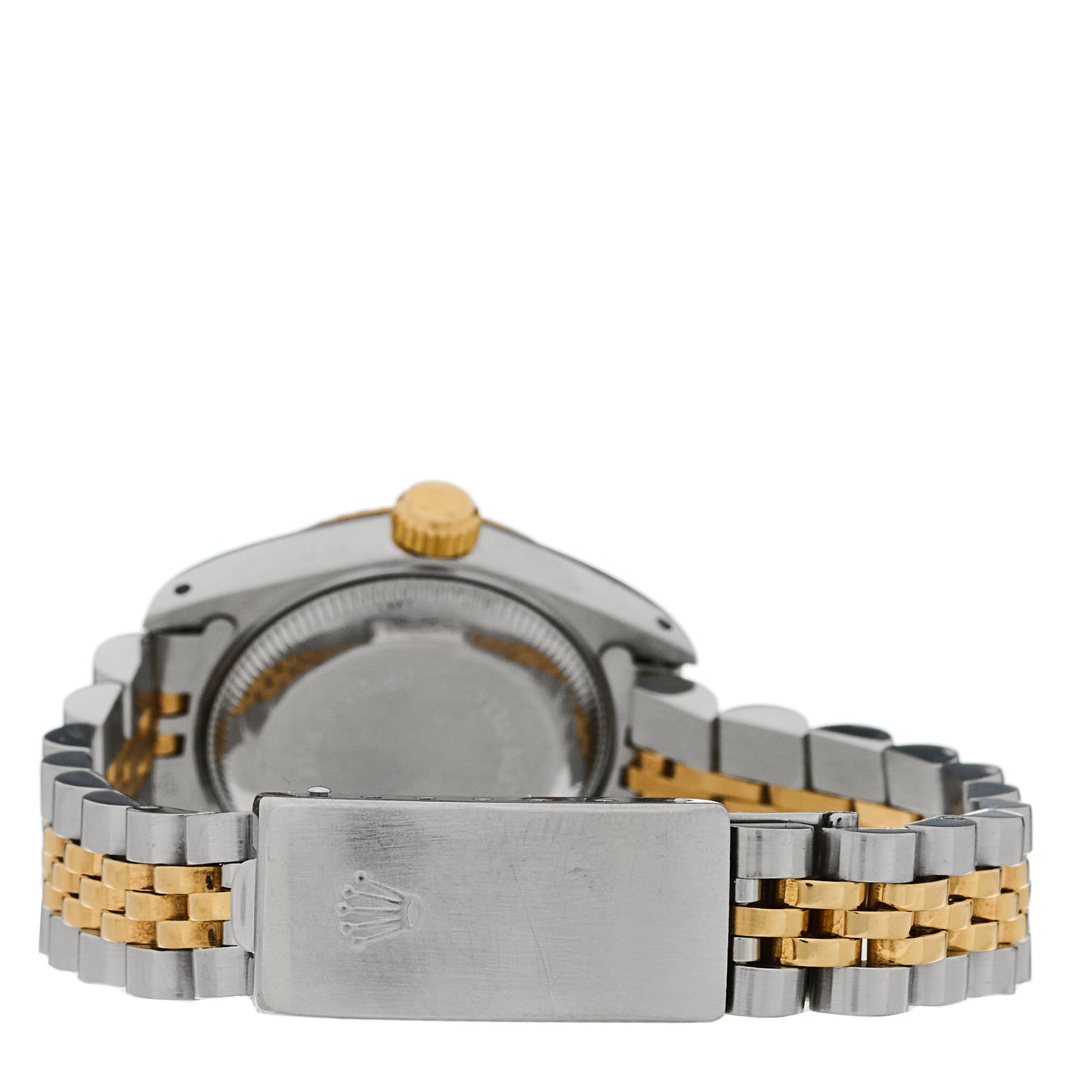 Stainless Steel 18K Yellow Gold Diamond 26mm Oyster Perpetual Datejust Watch Silver 69173