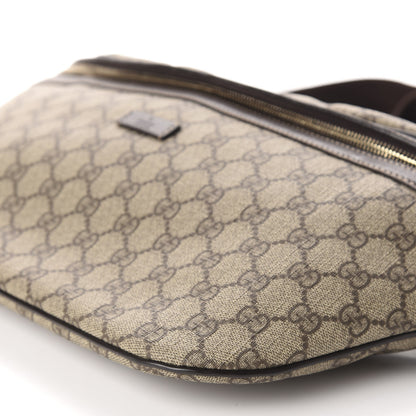 Gucci GG Supreme Monogram Belt Bag Dark Brown 7 of 10