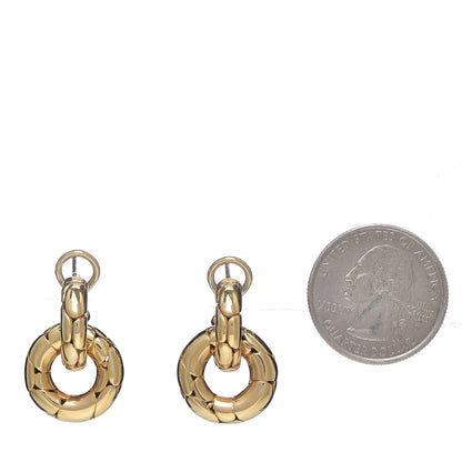 John Hardy 18K Yellow Gold Kali Door Knocker Earrings 2 of 6