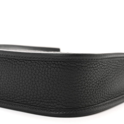 Hermes Taurillon Clemence Evelyne TPM Black 10 of 11