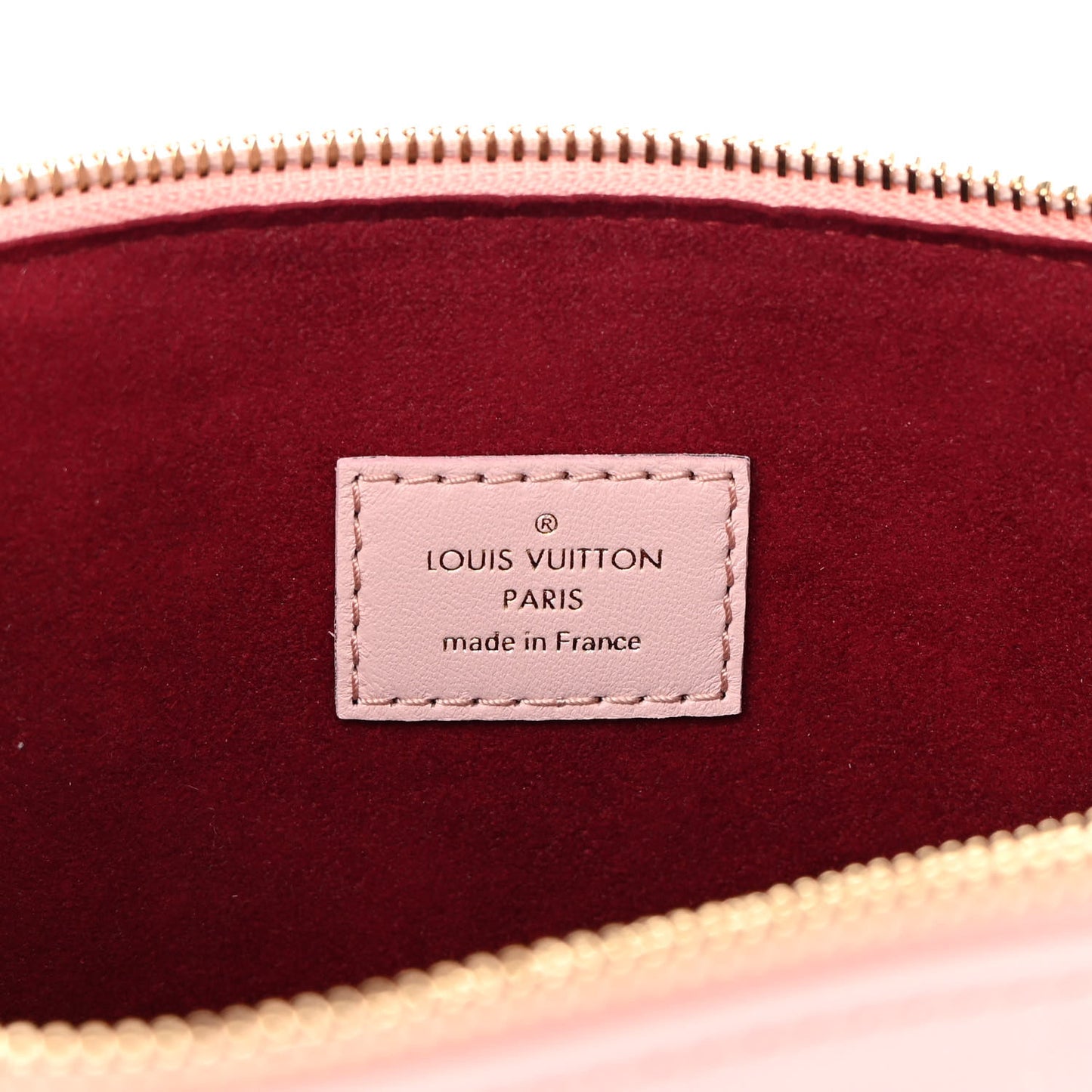 Lambskin Embossed Monogram Coussin PM Rose