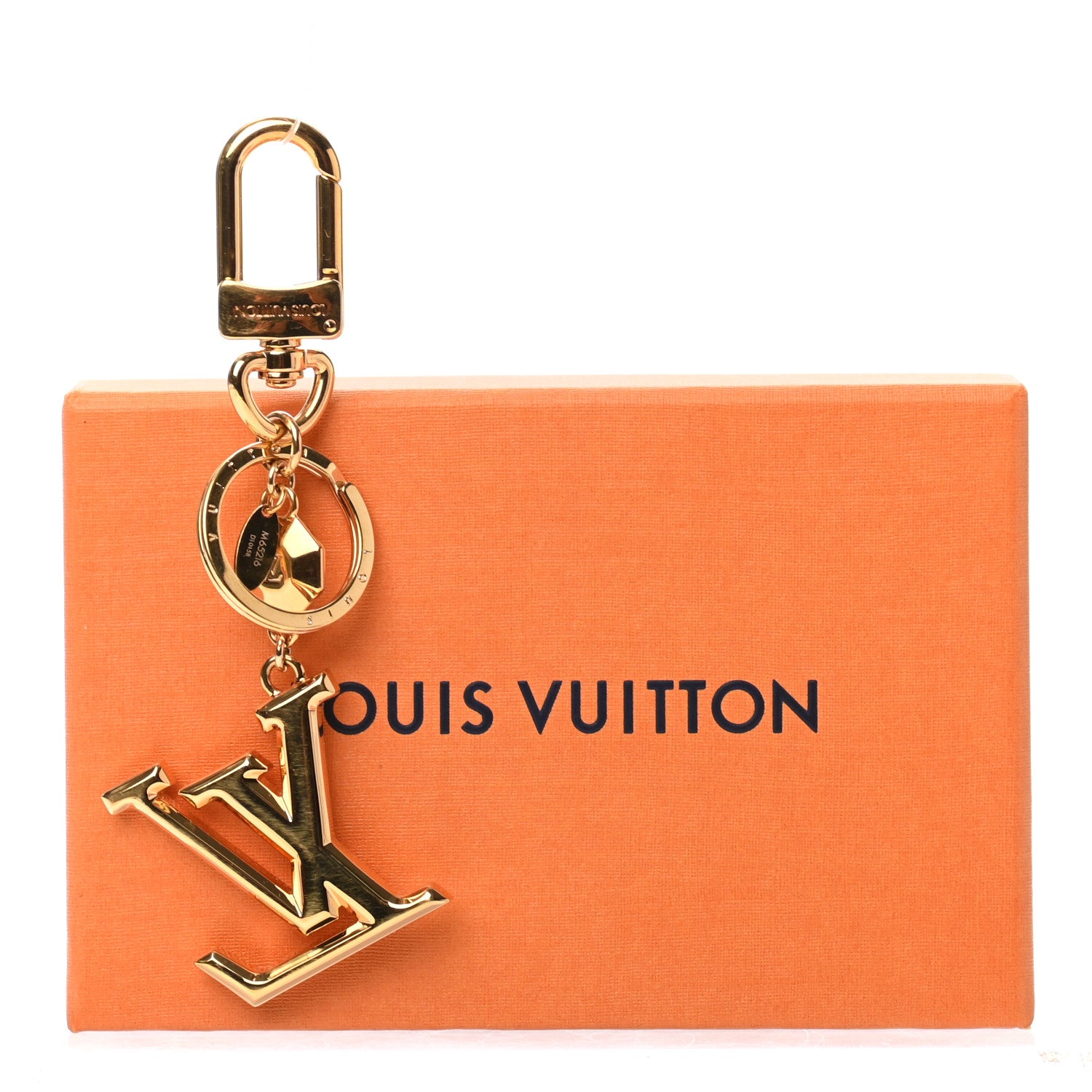 Louis Vuitton LV Facettes Bag Charm Key Holder Gold 4 of 4