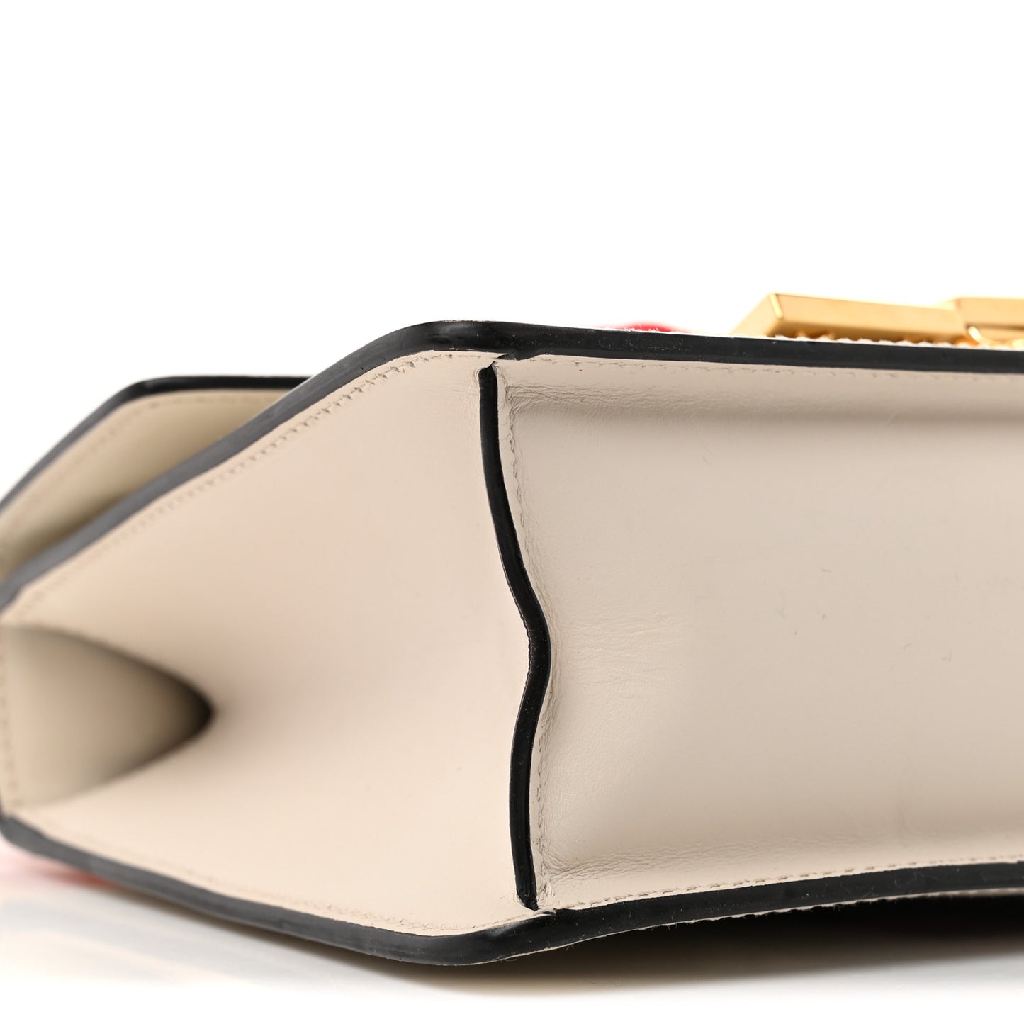 Calfskin Small Sylvie Shoulder Bag Off White