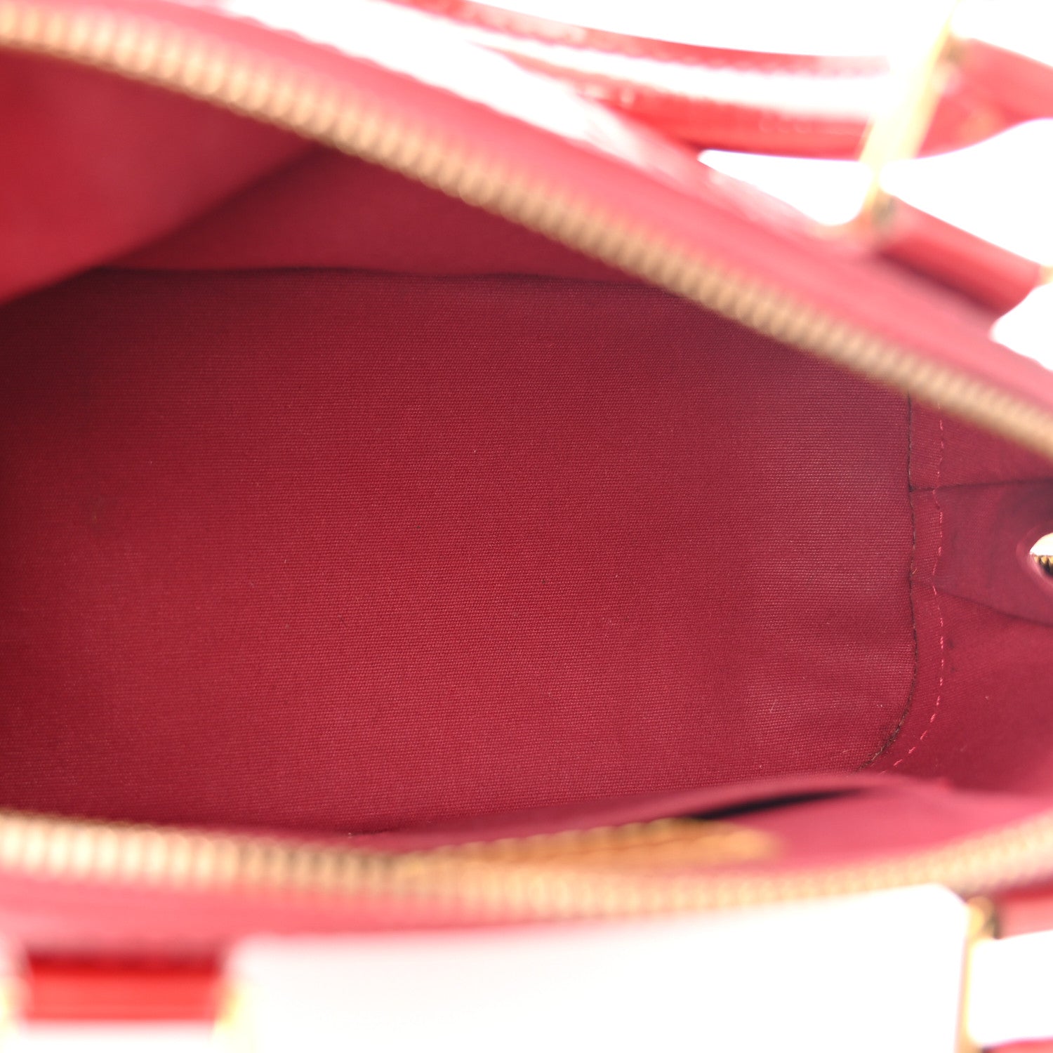 Louis Vuitton Vernis Alma BB Cherry 5 of 11