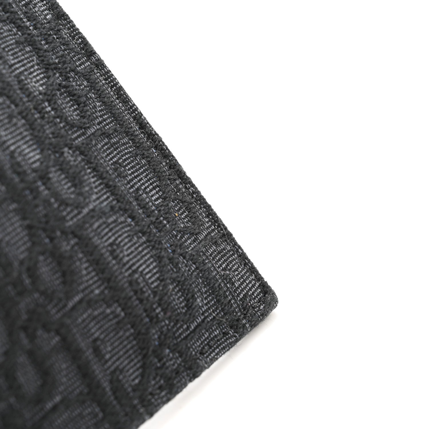 Christian Dior Oblique Jacquard A5 Flat Pouch Wristlet Black 8 of 9