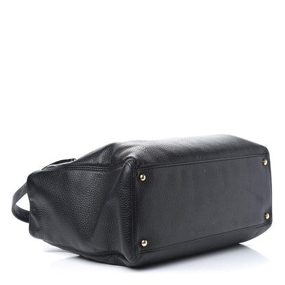 Chanel Calfskin Cerf Executive Shopper Tote Black 5 of 15
