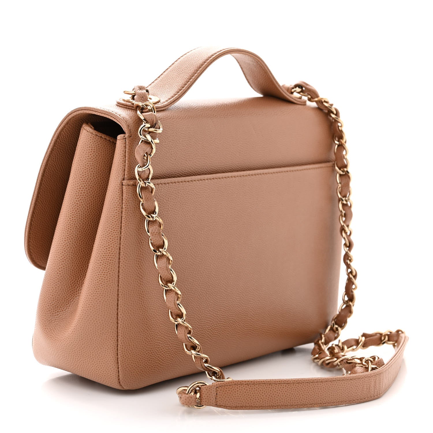 Chanel Caviar Quilted Medium Business Affinity Flap Beige 3 of 13