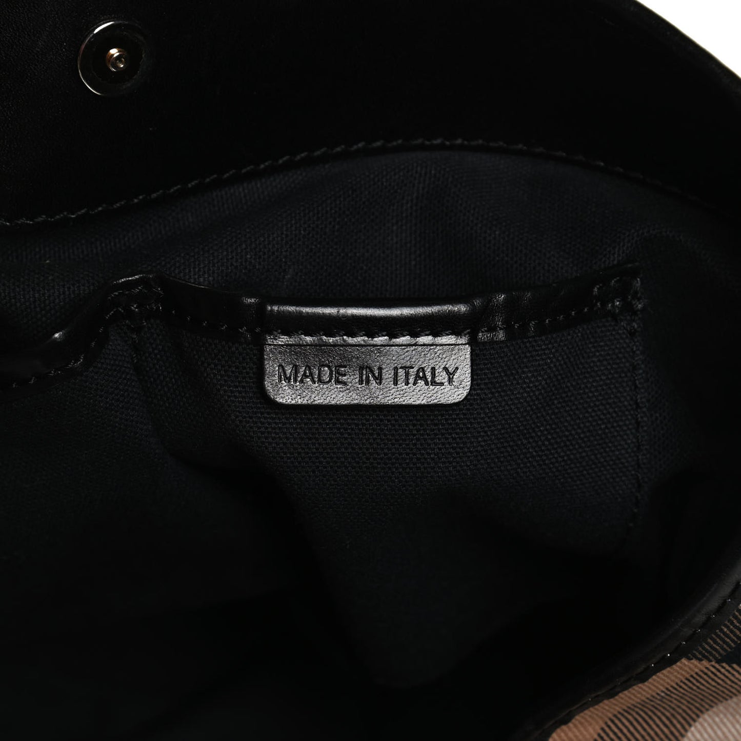 House Check Canterbury Tote Black