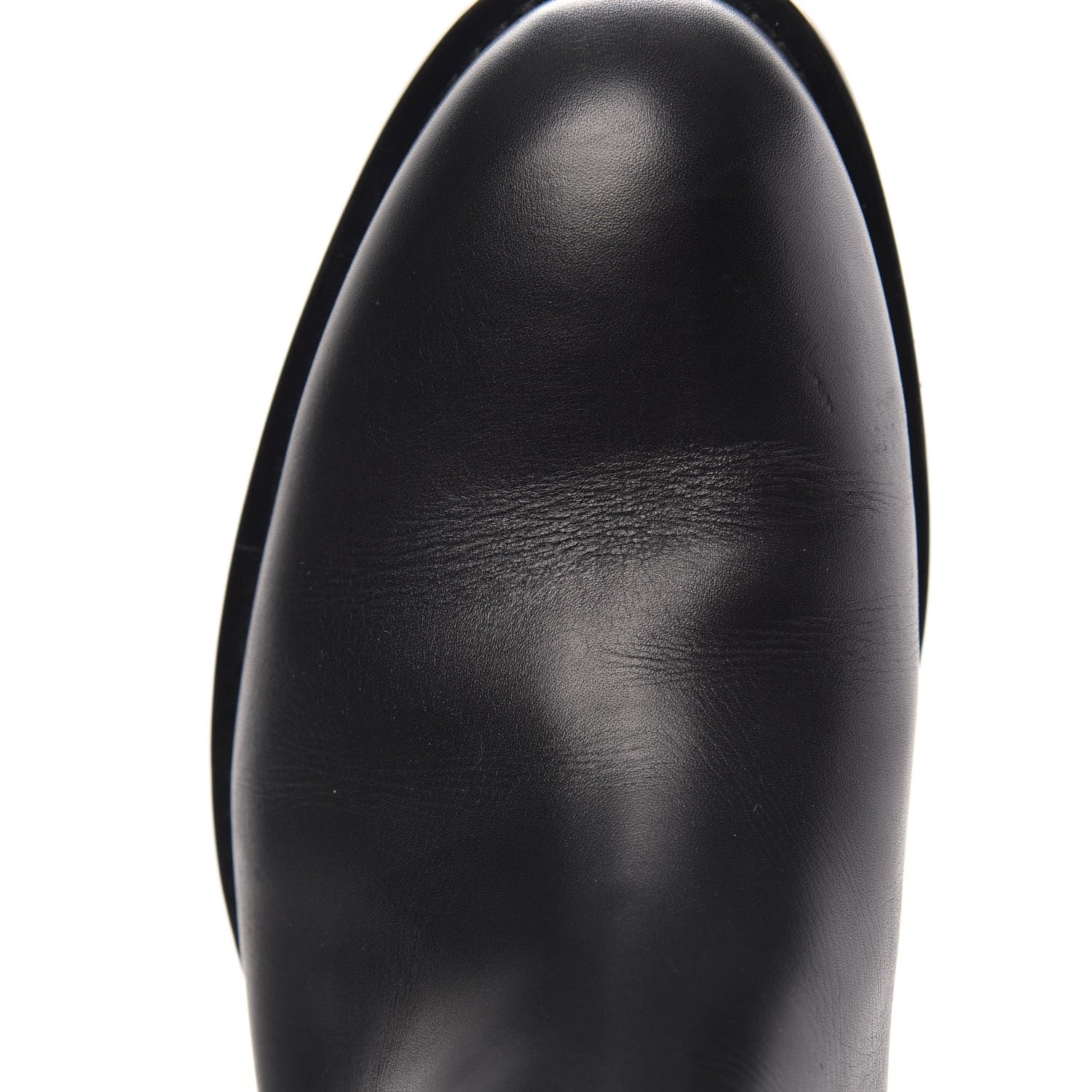 Louis Vuitton Calfskin Overdrive Flat High Boots 38.5 Black 8 of 10