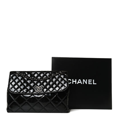 Chanel Vinyl Quilted In the Business Flap Bag Black 16 of 16