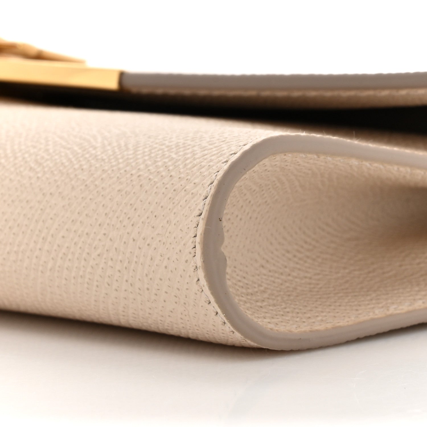Salvatore Ferragamo Hammered Calfskin Mini Gancini Icona Bag Beige 8 of 12