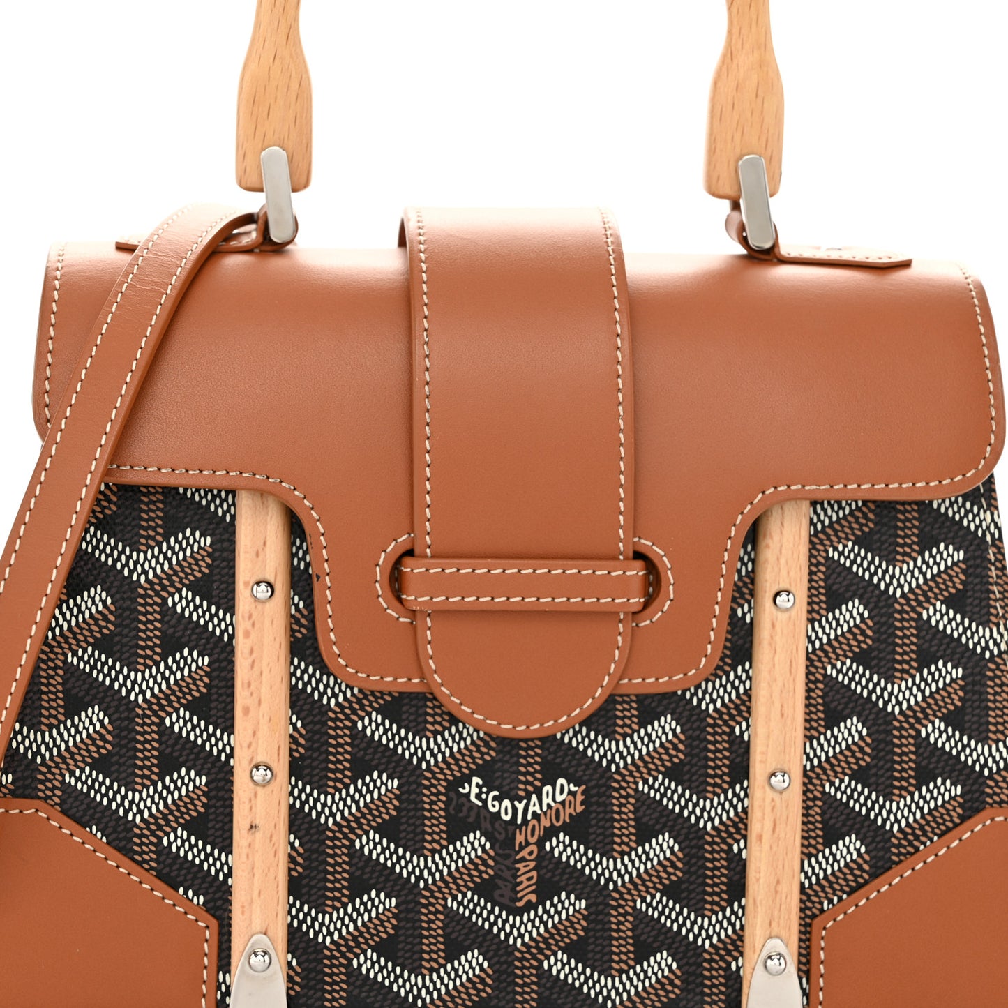 Goyardine Structure Mini Saigon Black Gold