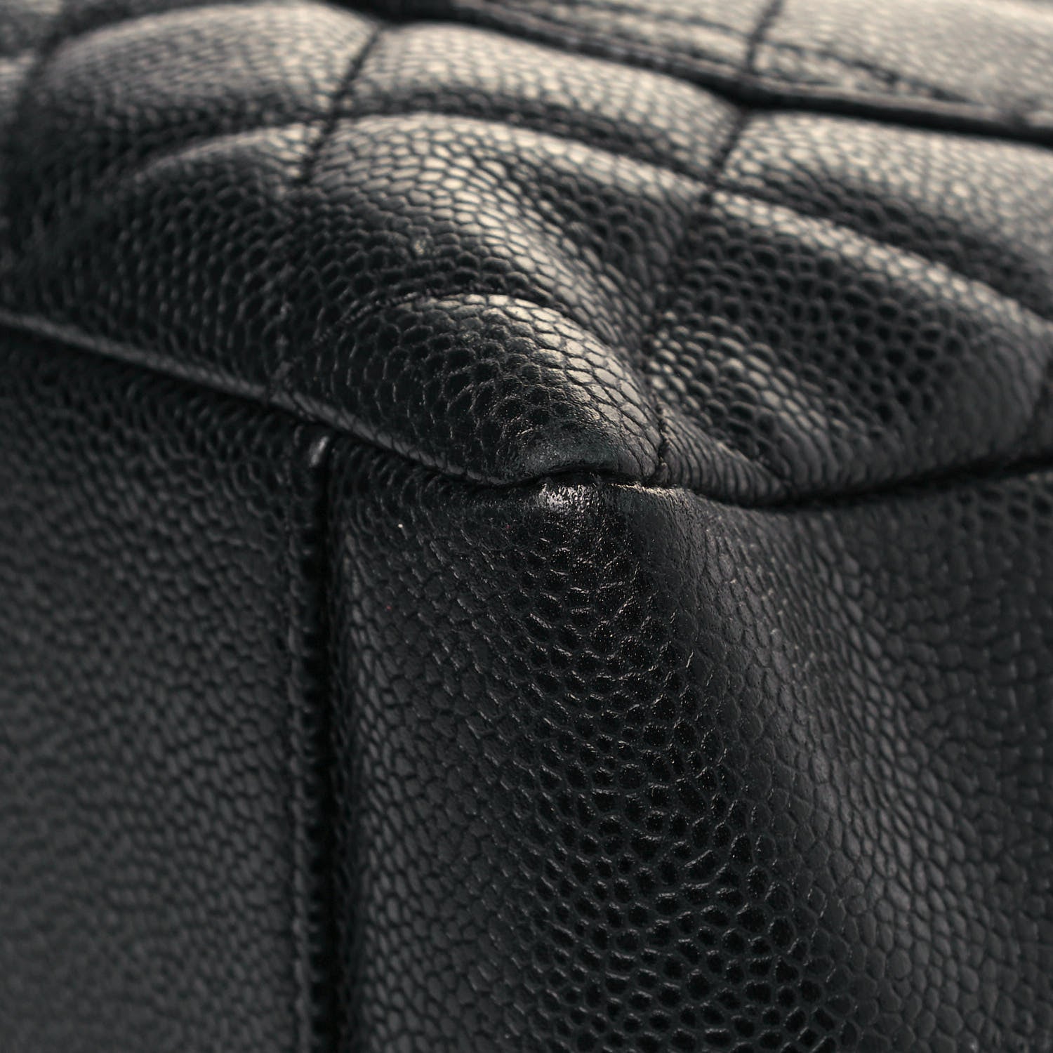Chanel Caviar Quilted Grand Shopping Tote GST Black 11 of 14