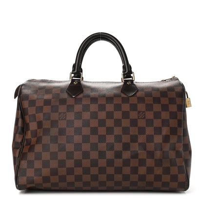 Louis Vuitton Damier Ebene Speedy 35 1 of 17
