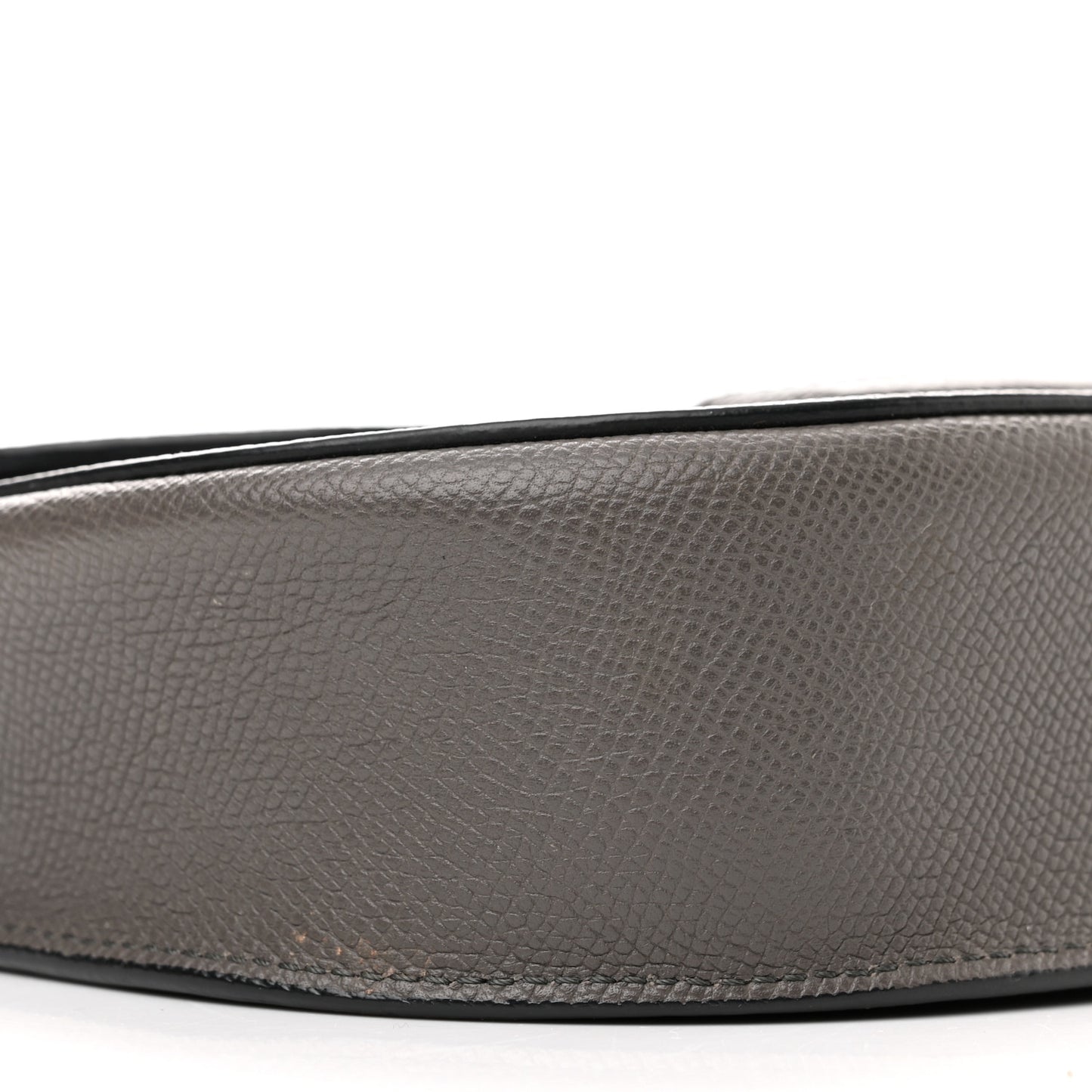 Baby Grained Calfskin Small Trotteur Grey