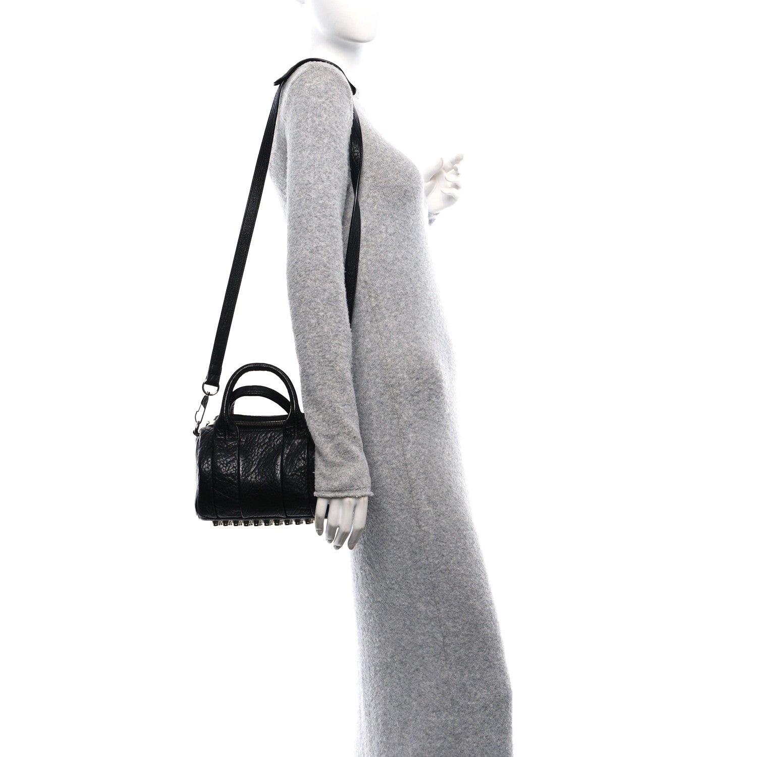 Alexander Wang Pebbled Lambskin Mini Rockie Black Rhodium Hardware Black Rhodium Hardware 2 of 9