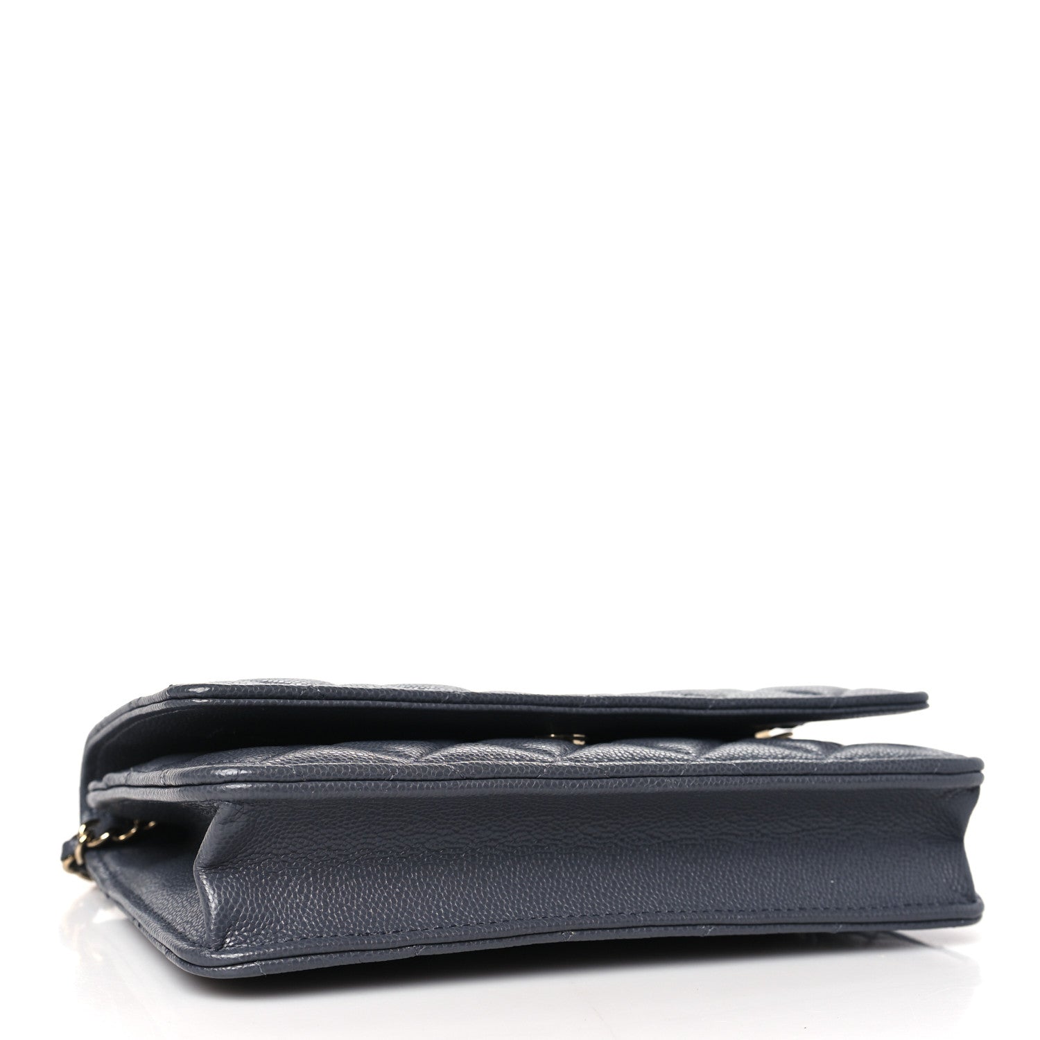 Chanel Caviar Quilted Wallet On Chain WOC Grey 4 of 12